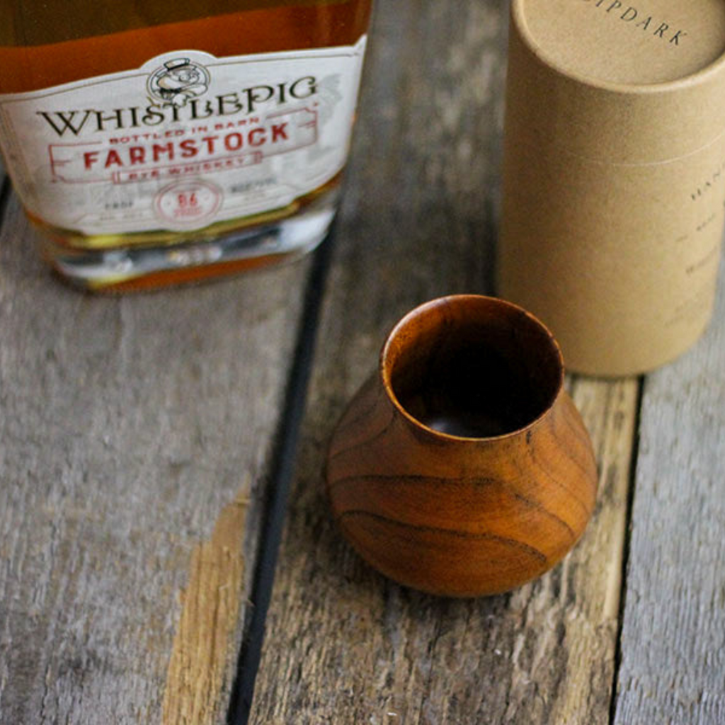 Hardwood Whiskey Tasting Glass