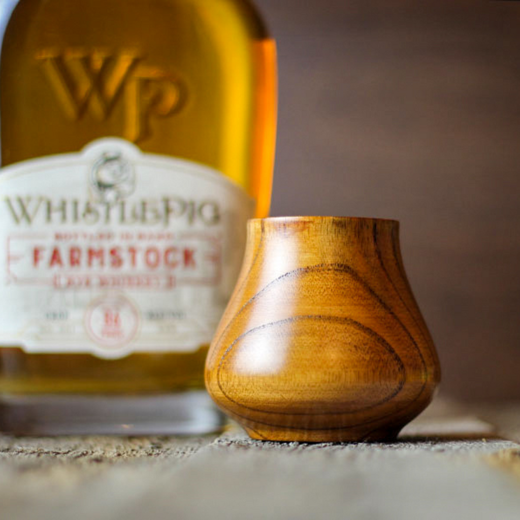Hardwood Whiskey Tasting Glass