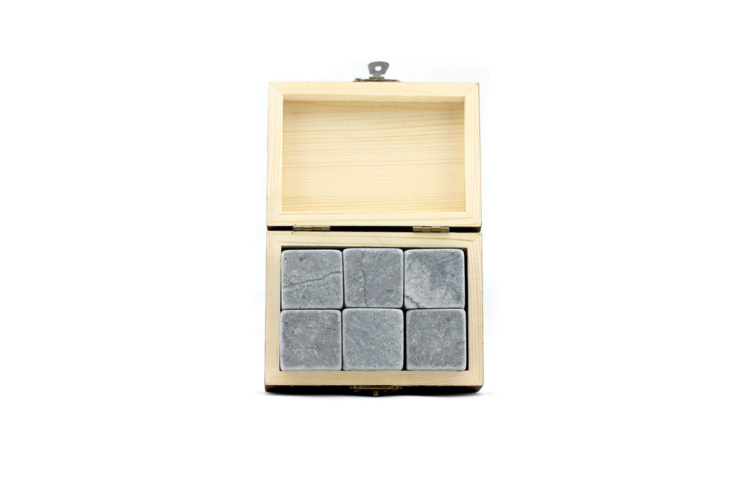 sipdark whiskey stones in gift box