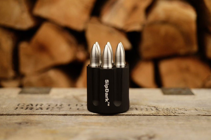 The Original Whiskey Bullet cylinder  These stainless steel bullets can be used to cool your whiskey, scotch, vodka, white wine, etc. Unlike ice, Whiskey Bullet ™ Cylinder. chill your whiskey without diluting the flavors