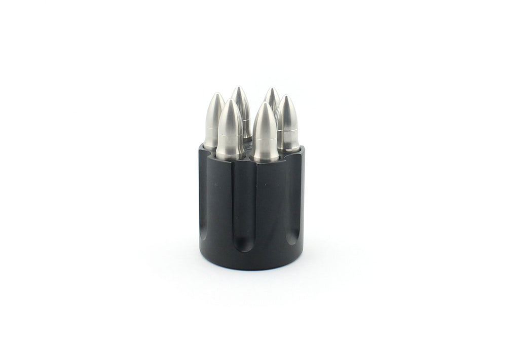 The Original Whiskey Bullet cyilnder These stainless steel bullets can be used to cool your whiskey, scotch, vodka, white wine, etc. Unlike ice, Whiskey Bullet ™ Cylinder. chill your whiskey without diluting the flavors