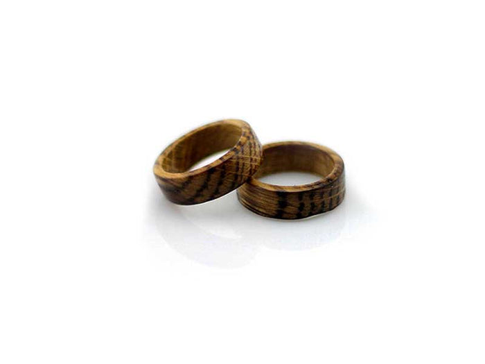 Whiskey Barrel Wedding Rings